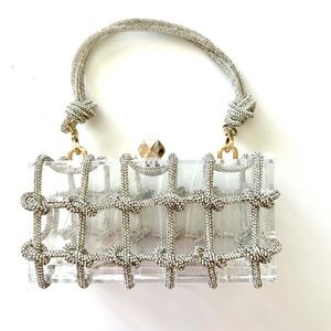 Crystal Embellished Shoulder Bag